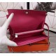 Hermes Kelly Classic Wallet Calfskin In Fuchsia High