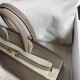 Hermes Birkin Sellier Bag 25cm Epsom Leather WAX Etoupe Gold-Metal High