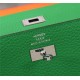 Hermes Kelly Classic Wallet Calfskin In Green High