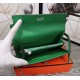 Hermes Kelly Classic Wallet Calfskin In Green High