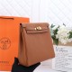 Hermes Kelly Ado PM Backpack Togo Leather WAX In Tan Gold-Metal High