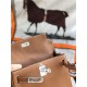 Hermes Kelly Ado PM Backpack Togo Leather WAX In Tan Silver-Metal High