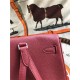 Hermes Kelly Ado PM Backpack Togo Leather WAX In Wine Silver-Metal High