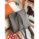 Hermes Kelly Ado PM Backpack Togo Leather WAX In Tin Grey Gold-Metal High