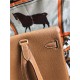 Hermes Kelly Ado PM Backpack Togo Leather WAX In Camel Gold-Metal High