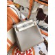 Hermes Kelly Ado PM Backpack Togo Leather WAX In Gris Asphalte Silver-Metal High