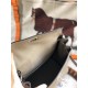 Hermes Kelly Ado PM Backpack Togo Leather WAX In Gris Asphalte Silver-Metal High