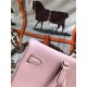 Hermes Kelly Ado PM Backpack Togo Leather WAX In Lt-Pink Gold-Metal High