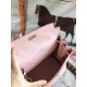 Hermes Kelly Ado PM Backpack Togo Leather WAX In Lt-Pink Silver-Metal High