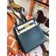 Hermes Kelly Ado PM Backpack Togo Leather WAX In Olive Gold-Metal High