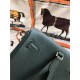 Hermes Kelly Ado PM Backpack Togo Leather WAX In Olive Gold-Metal High