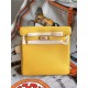 Hermes Kelly Ado PM Backpack Togo Leather WAX In Yellow Gold-Metal High