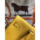 Hermes Kelly Ado PM Backpack Togo Leather WAX In Yellow Silver-Metal High