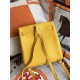 Hermes Kelly Ado PM Backpack Togo Leather WAX In Yellow Silver-Metal High