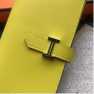 Hermes Bearn Gusset Wallet Epsom Calfskin High