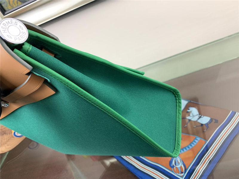 Hermes Herbag 31 Green Dark High