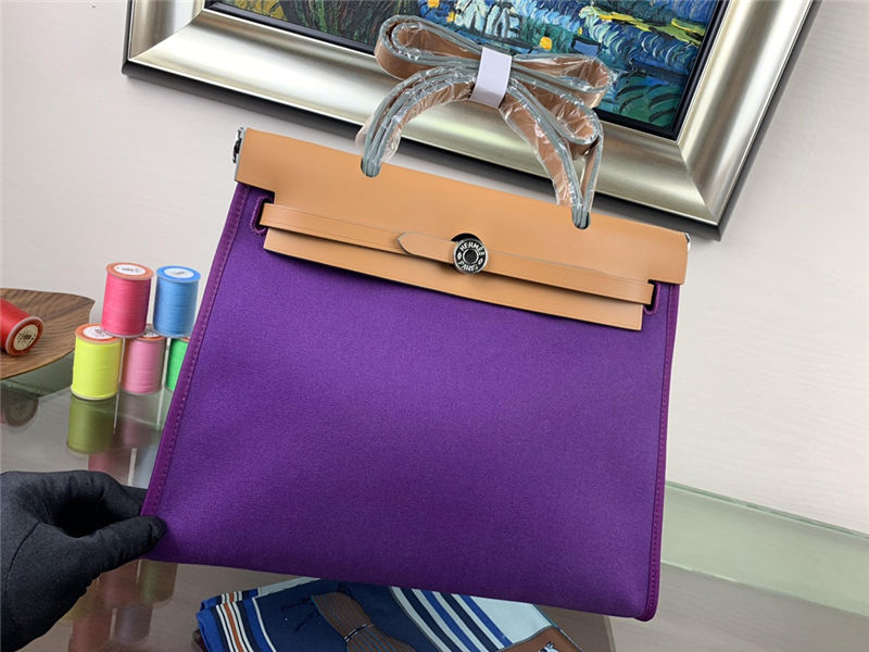 Hermes Herbag 31 Purple High