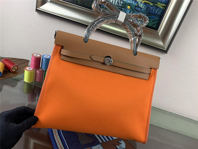 Hermes Herbag 31 Orange High