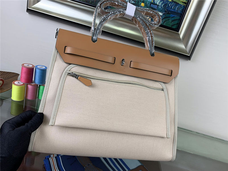 Hermes Herbag 31 Off-White High