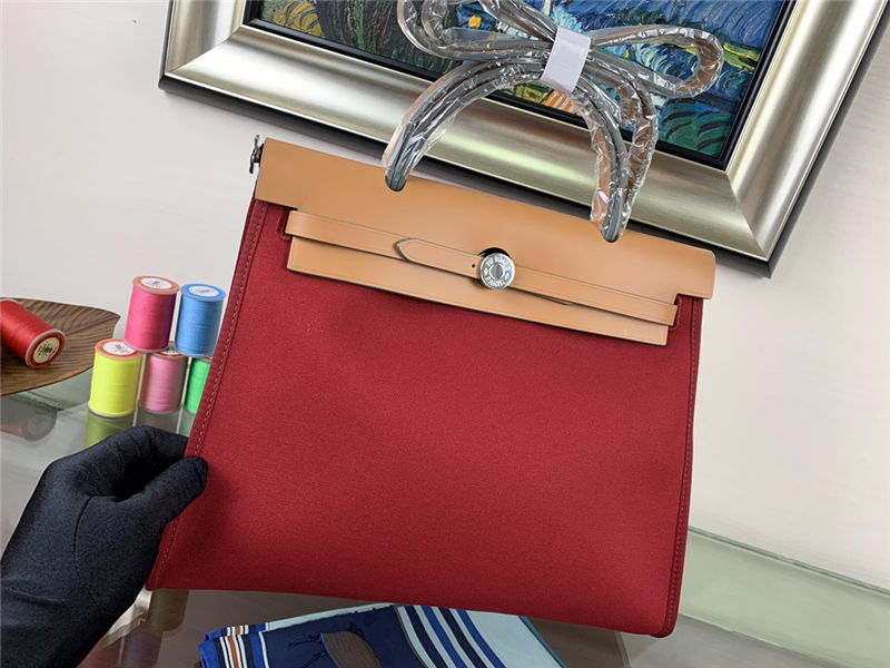 Hermes Herbag 31 Red High