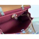 Hermes Herbag 31 Red Dark High