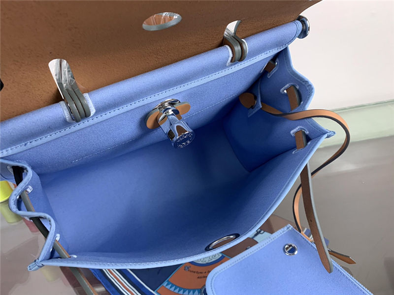 Hermes Herbag 31 Blue Light High