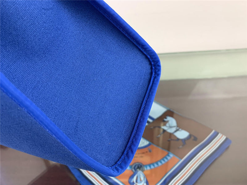 Hermes Herbag 31 Blue Royal Blue High