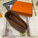 Hermes Constance Compact Wallet Epsom Leather Camel High