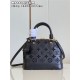 Louis Vuitton Alma BB Bag Calfskin Monogram Embroidrey M22878 Black High