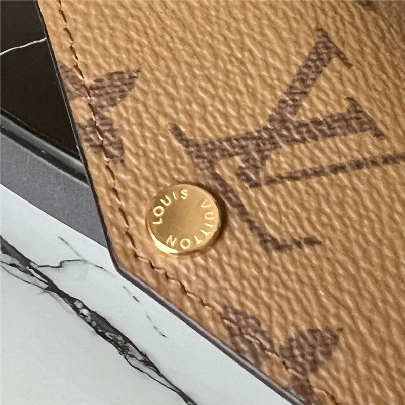 Louis Vuitton Vendôme Card Holder Monogram and Monogram Reverse coated canvas M81855 High