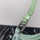 Prada Cleo satin bag with crystals 1BC169 Green High