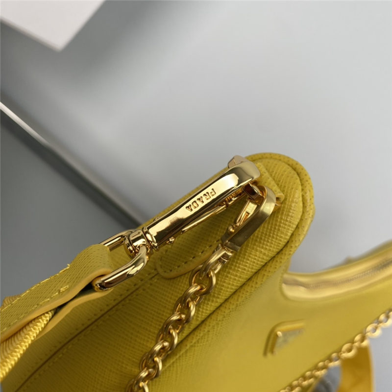 Prada Re-Edition 2005 Saffiano leather bag 1BH204 Yellow High