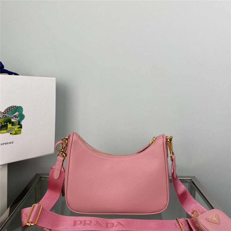 Prada Re-Edition 2005 Saffiano leather bag 1BH204 Pink High