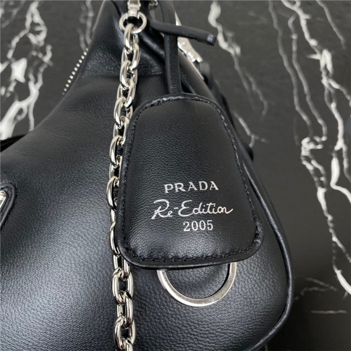 Prada Re-Edition 2005 Padded nappa-leather bag 1BH204 Black High