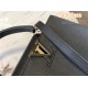 Louis Vuitton CAPUCINES MM Taurillon Black M42259 Gold Metal High