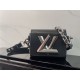 Louis Vuitton Twist Lock XL Epi Leather M22296 Black High