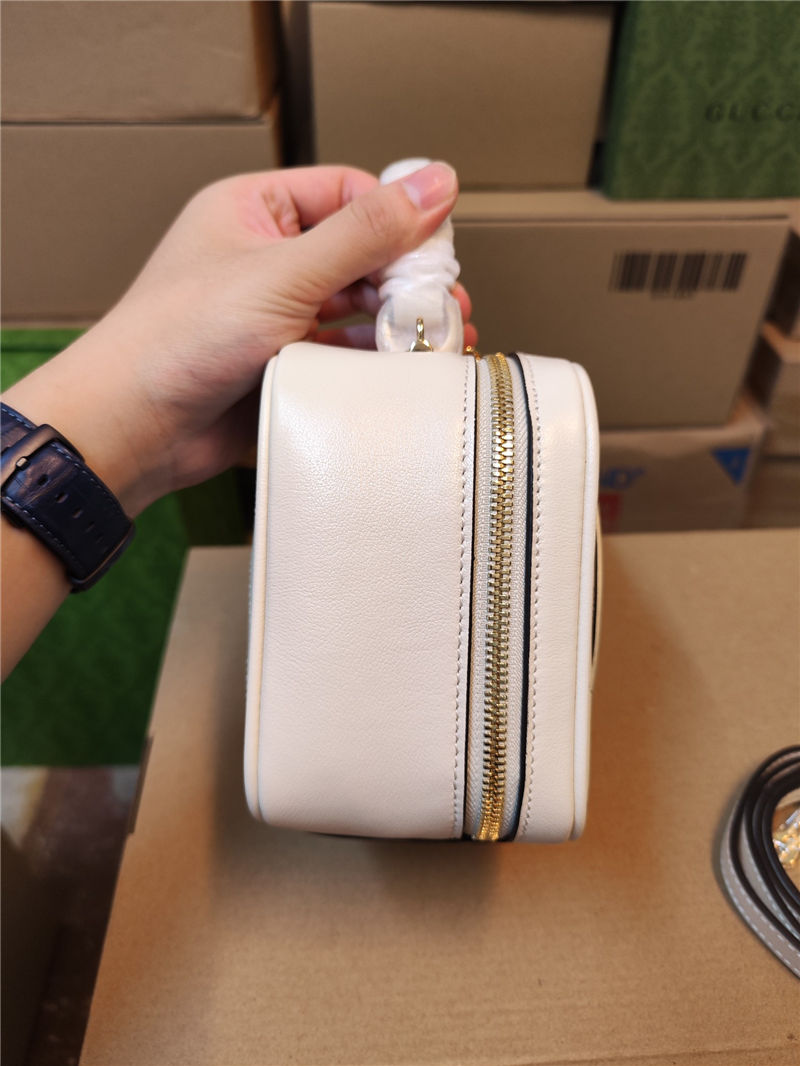 Gucci Blondie Top Handle bag Leather 744434 White High