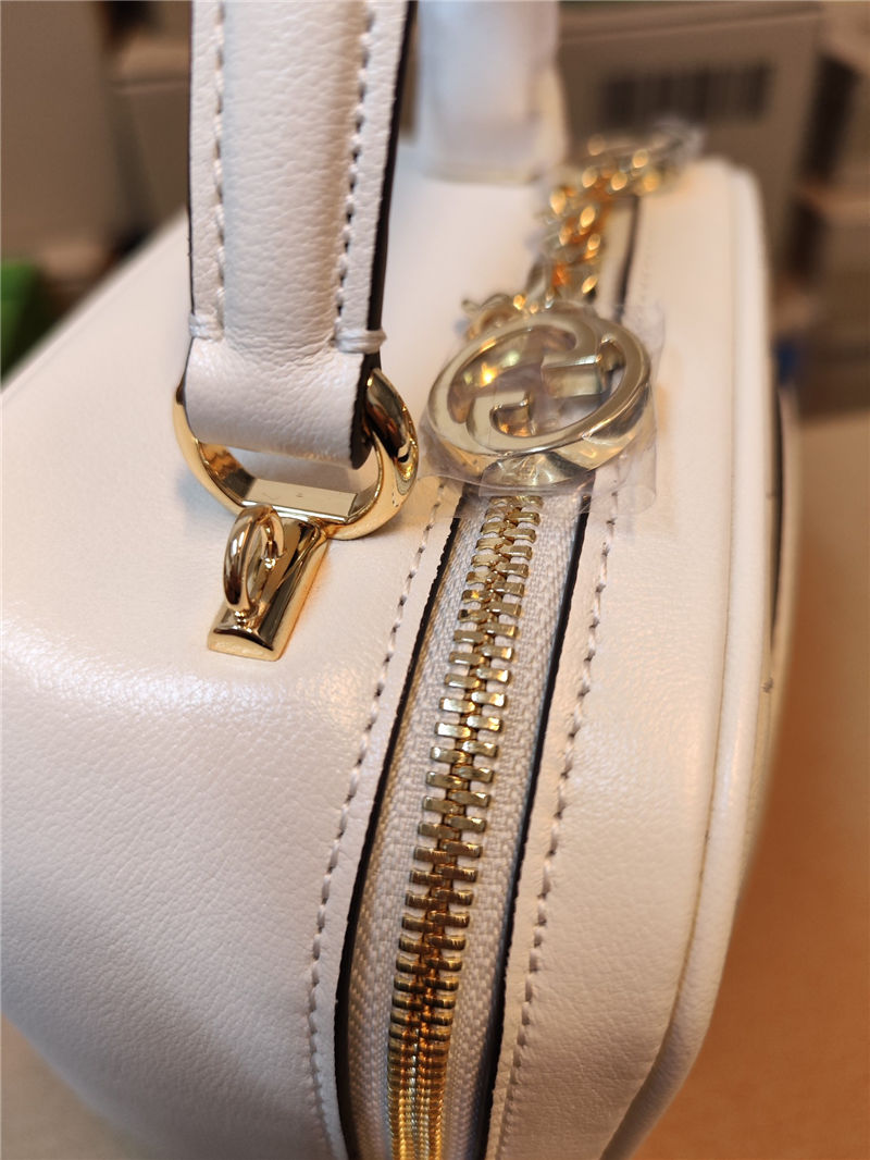 Gucci Blondie Top Handle bag Leather 744434 White High