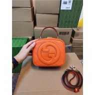 Gucci Blondie Top Handle bag Leather 744434 Orange High