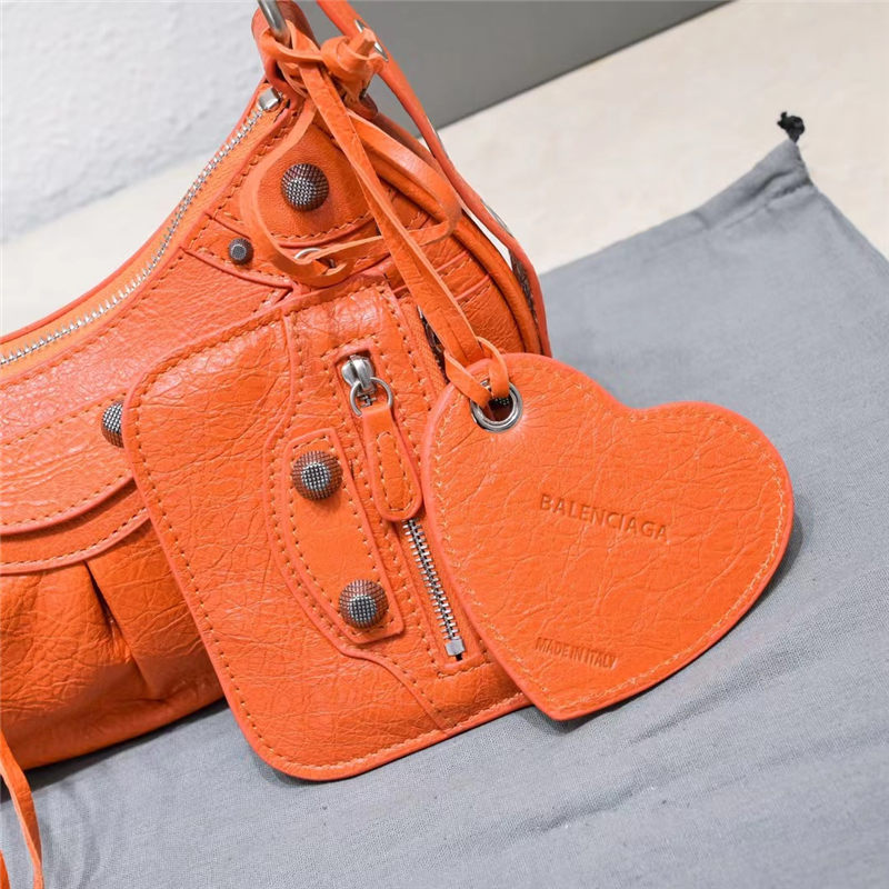 WOMEN'S LE CAGOLE XS SHOULDER BAG IN ORANGE High