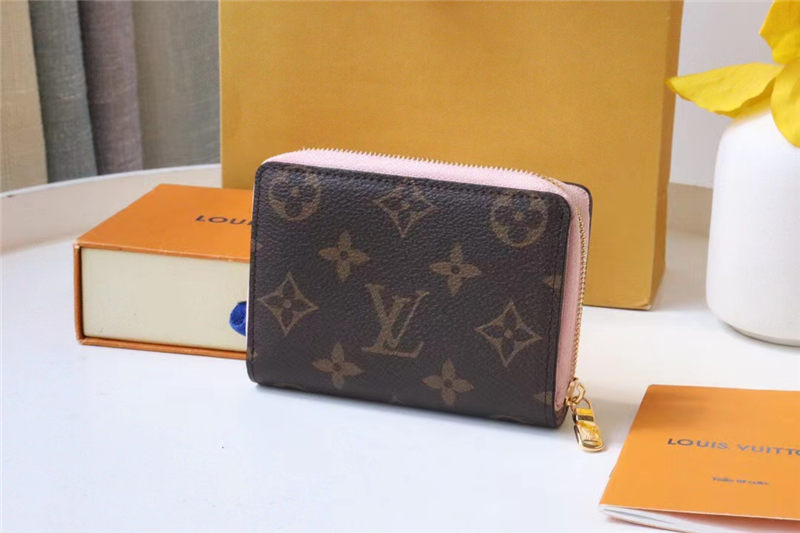 Louis Vuitton LOU WALLET Monogram coated canvas Pink M81461 High