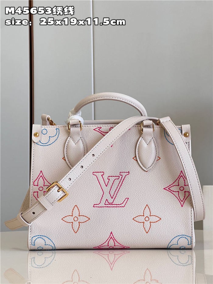 Louis Vuitton ONTHEGO PM Monogram Empreinte Embroidery M45653 High