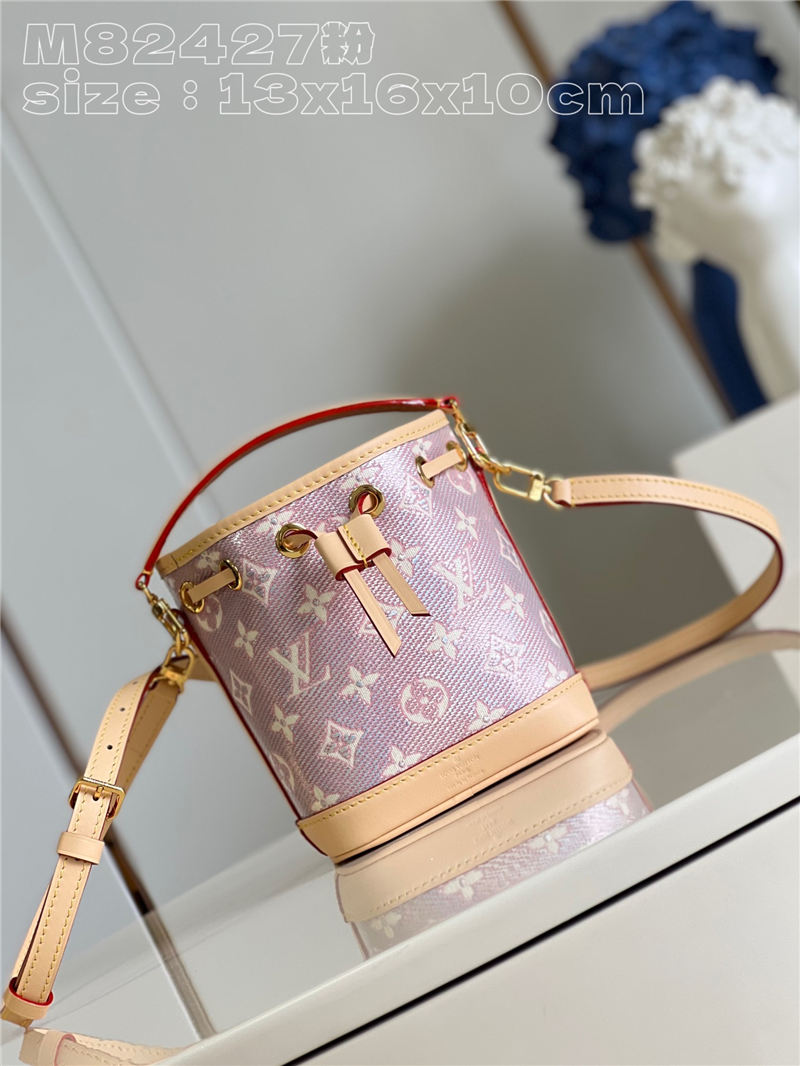 Louis Vuitton NANO NOÉ Monogram Rose M82427 High