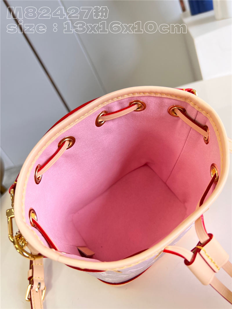 Louis Vuitton NANO NOÉ Monogram Rose M82427 High