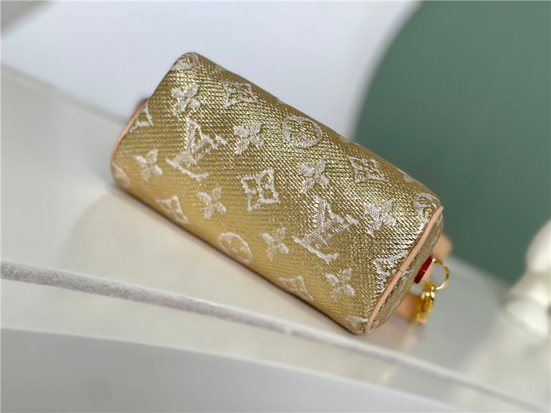 Louis Vuitton Nano Speedy Bag Monogram Gold M82242 High