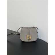 Fendi C’mon Mini leather bag Grey High