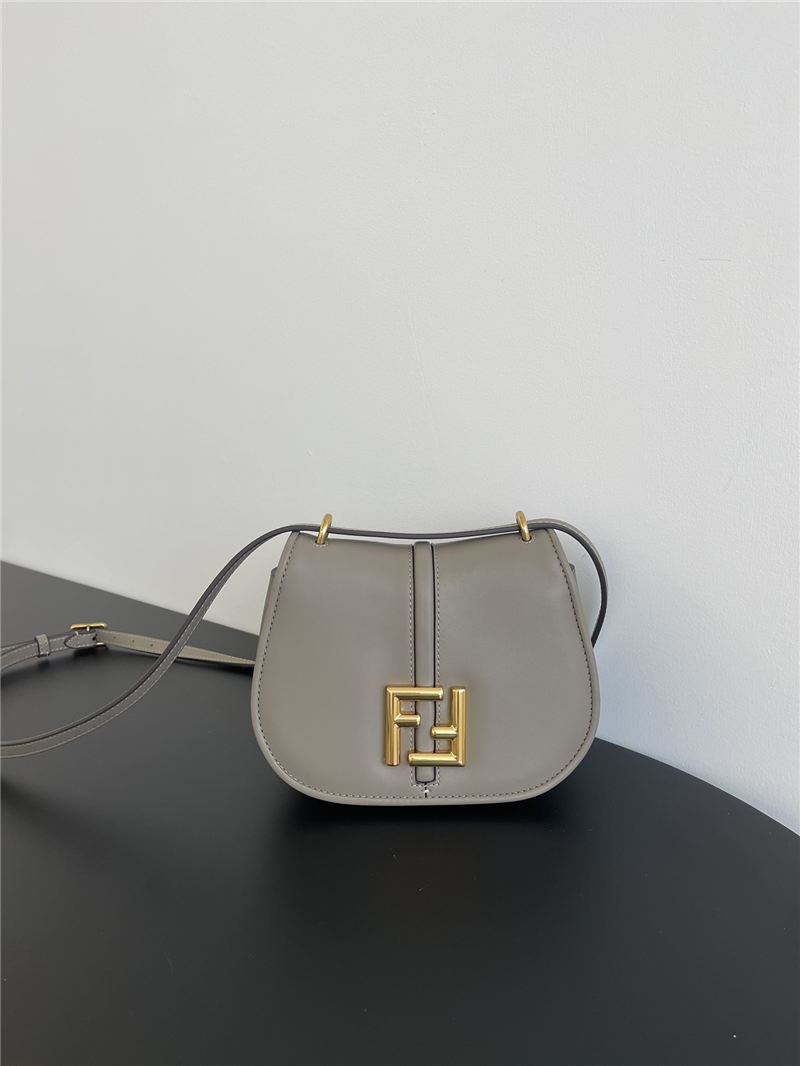 Fendi C’mon Mini leather bag Grey High