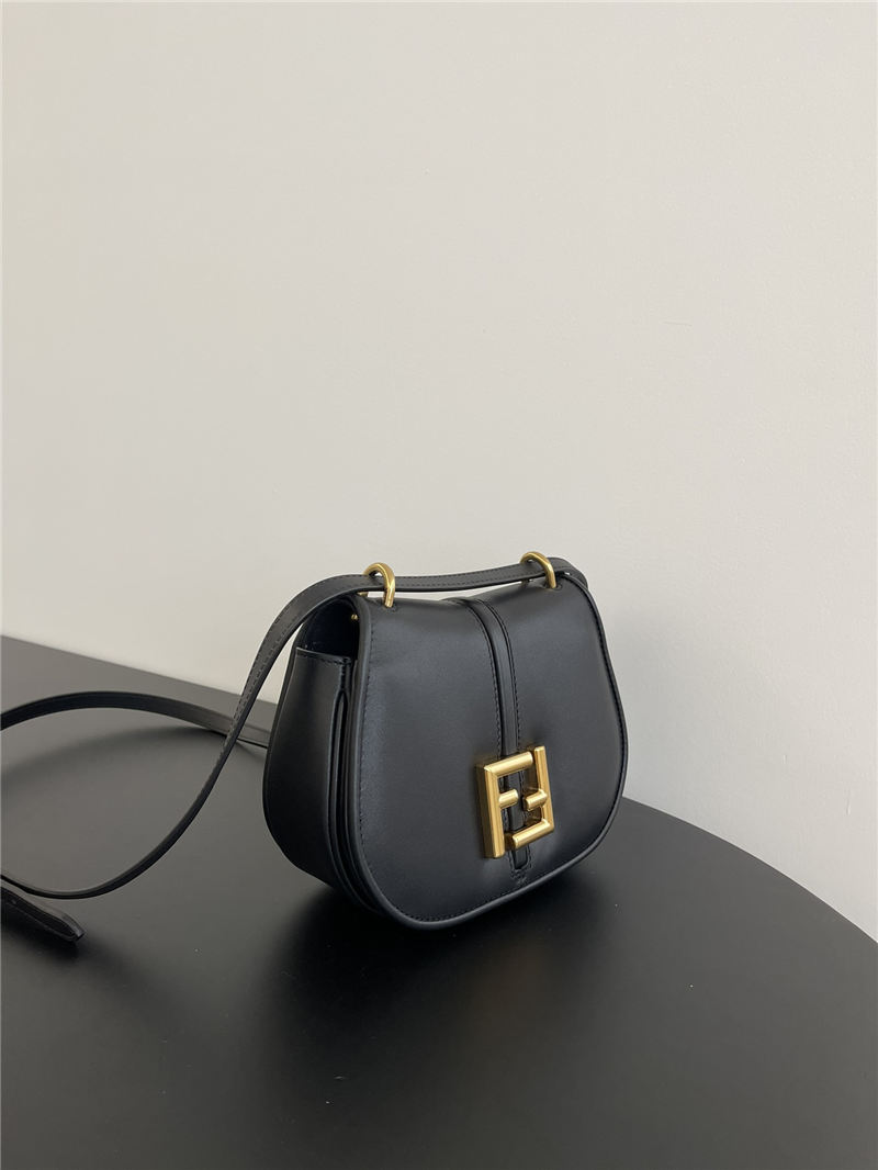 Fendi C’mon Mini leather bag Black High