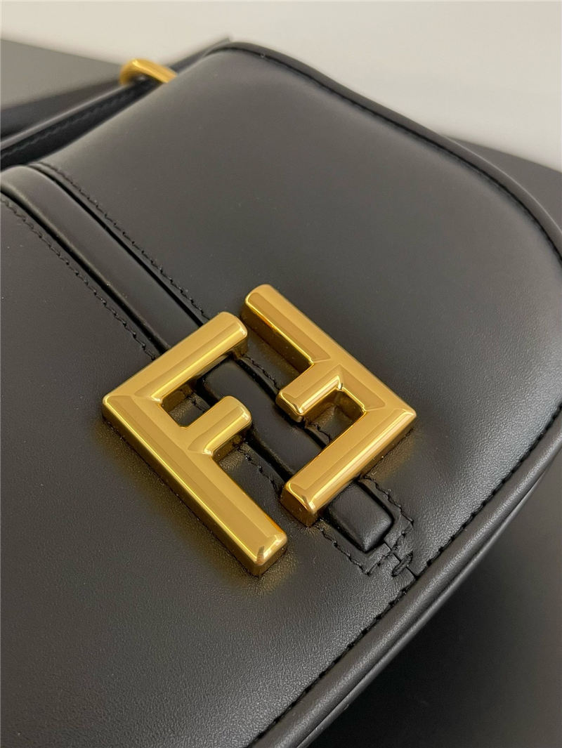 Fendi C’mon Mini leather bag Black High