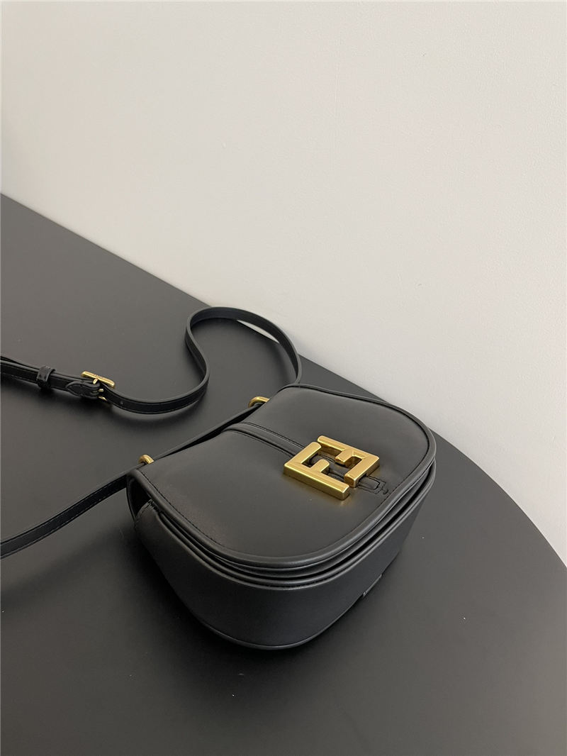 Fendi C’mon Mini leather bag Black High